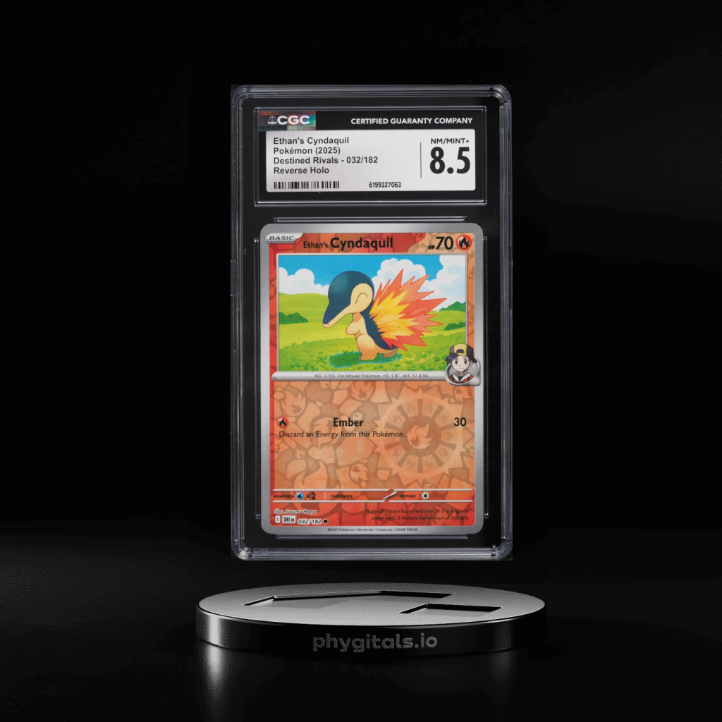 Ethan's Cyndaquil card artwork