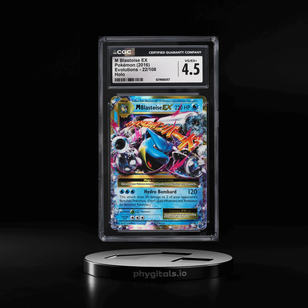 M Blastoise EX card artwork