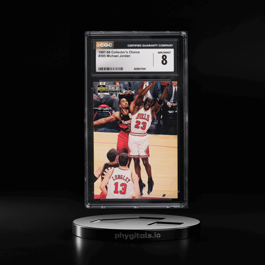 Basketball Michael Jordan card artwork