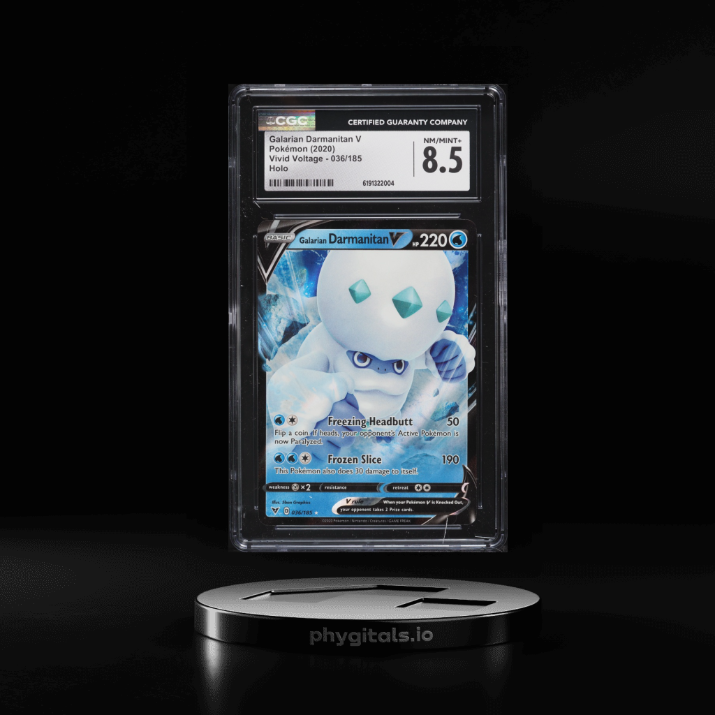 Galarian Holo Darmanitan V card artwork