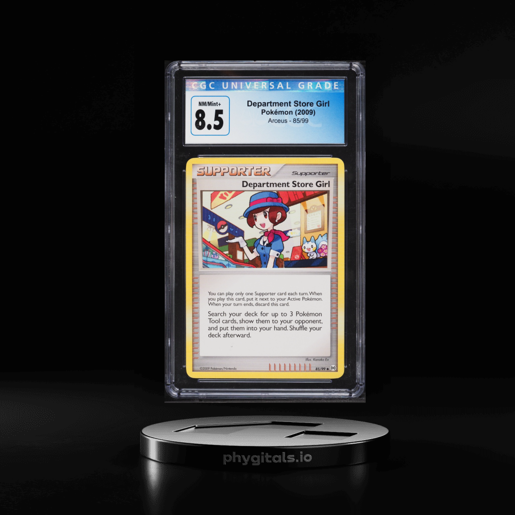 Department Store Girl card artwork