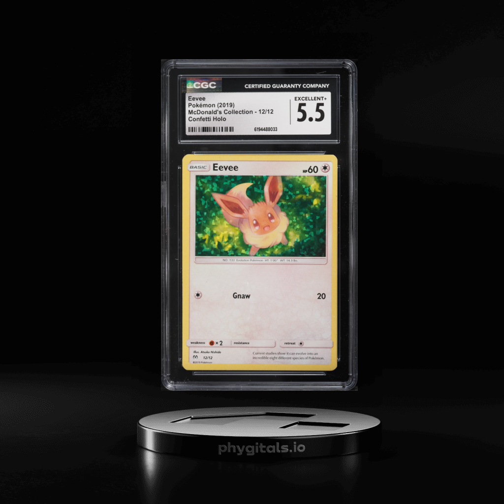 Confetti Holo Eevee card artwork
