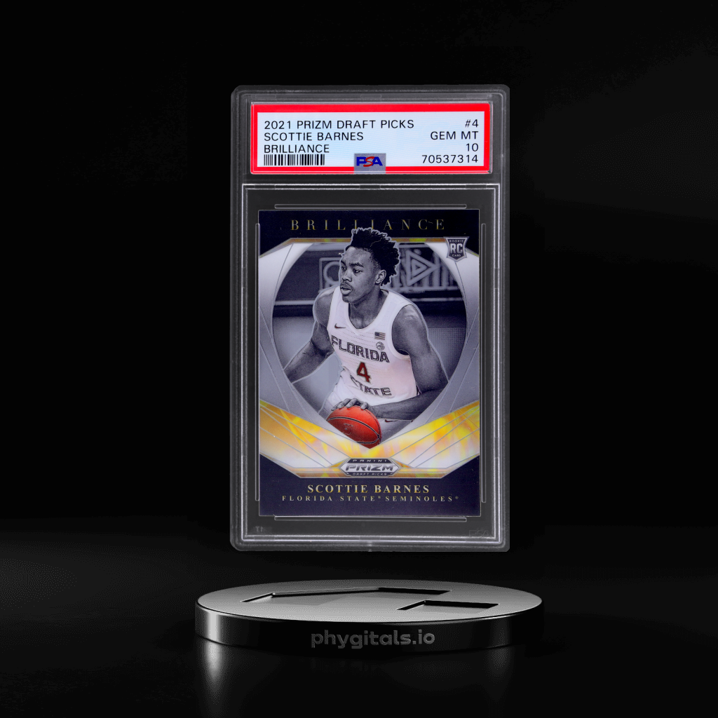 Draft Picks Brilliance Scottie Barnes card artwork