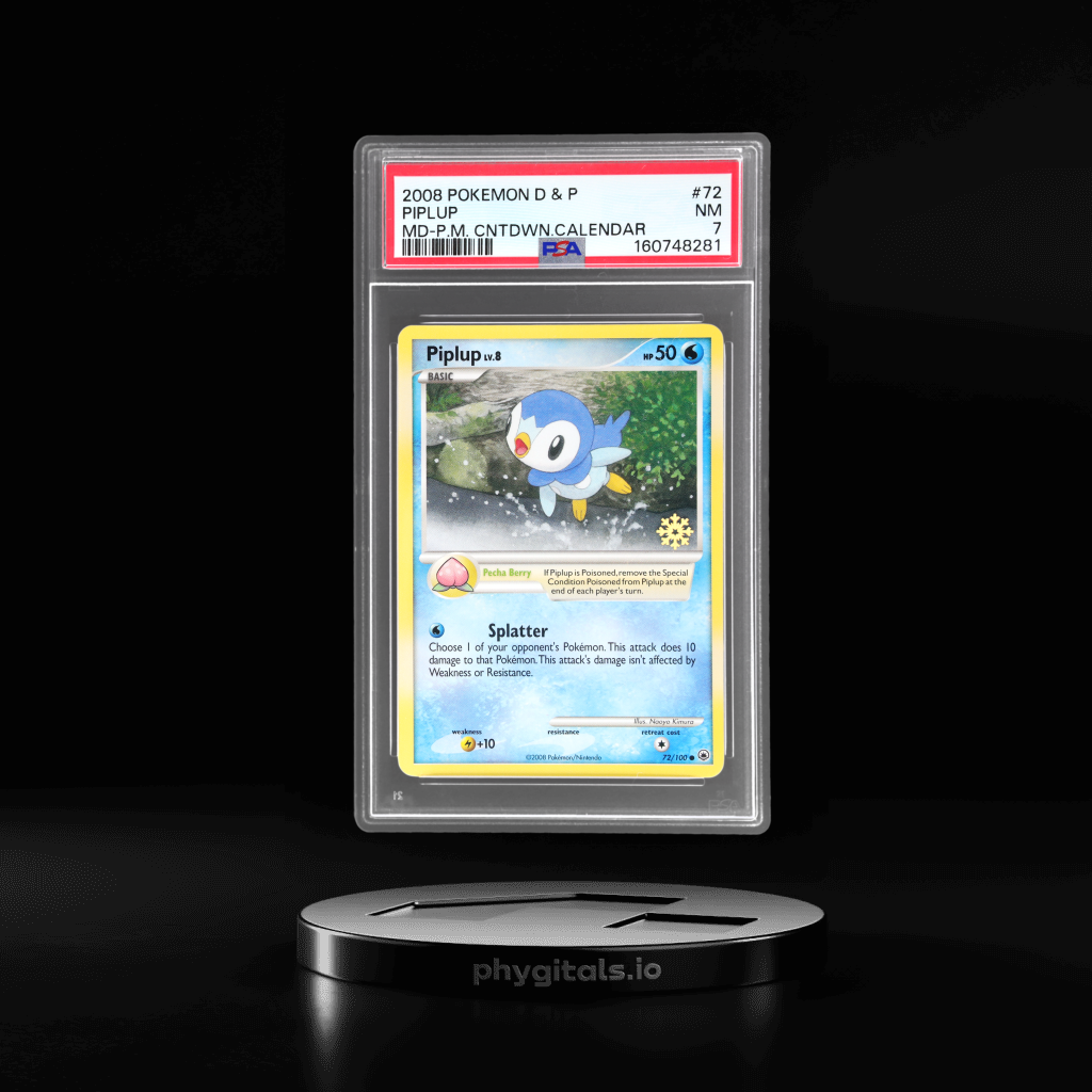 Pokemon Countdown Calendar Piplup card artwork