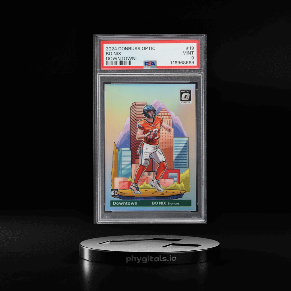 Downtown Bo Nix card artwork