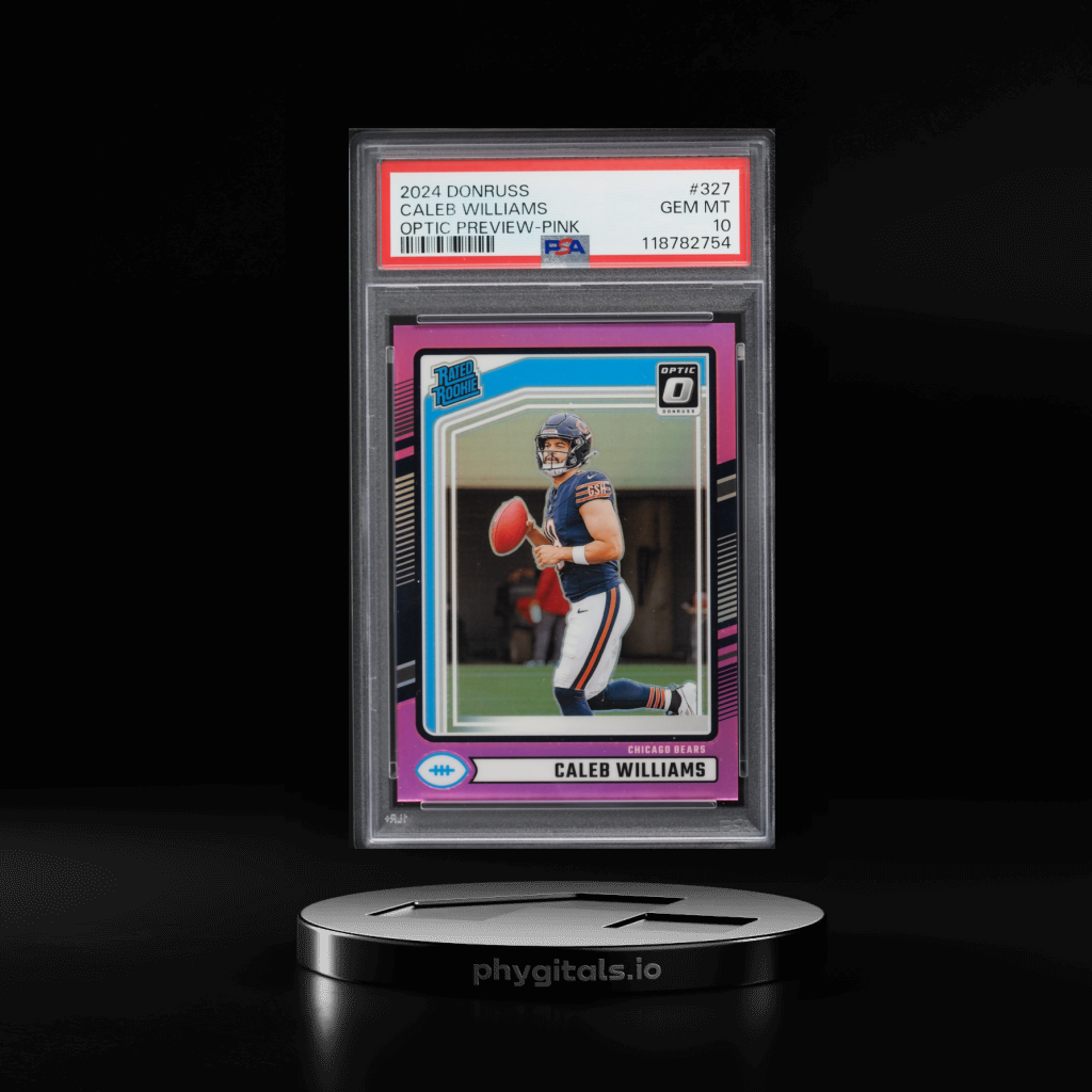 Preview Pink Prizm Caleb Williams card artwork