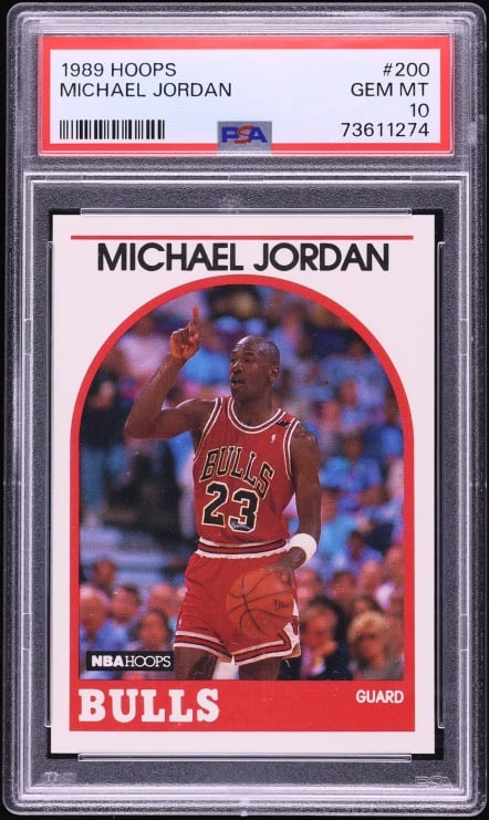 1989 Hoops Michael Jordan #200 PSA 10 GEM MINT