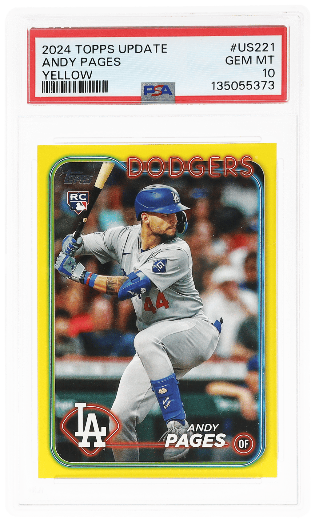 2024 Topps Update Walgreens Yellow Andy Pages #US221 PSA 10