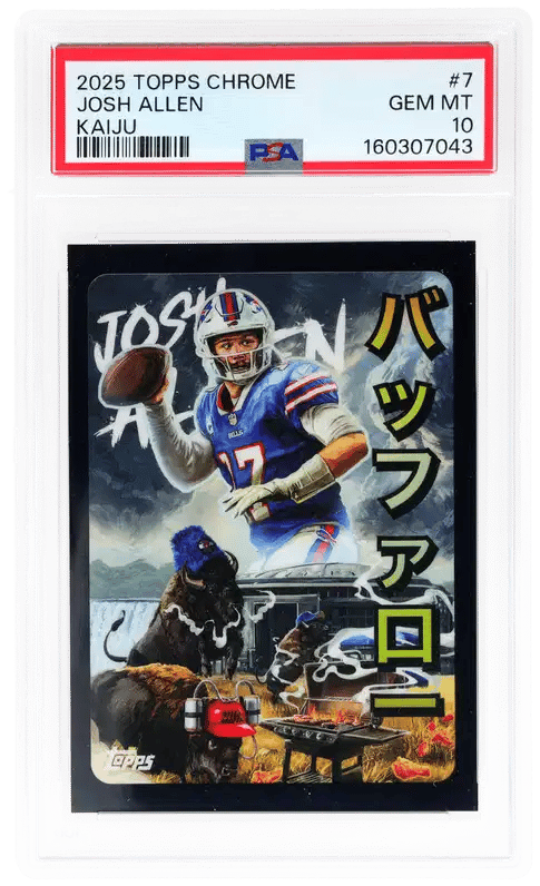 2025 Topps Chrome Kaiju Josh Allen #KAI-7
