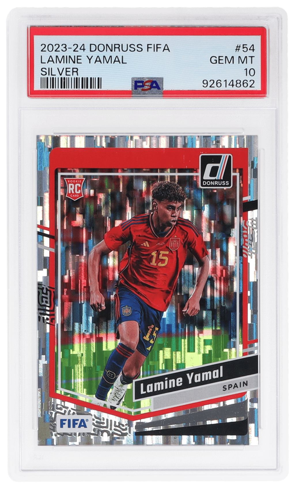 2023 Donruss Silver Lamine Yamal #54 PSA 10
