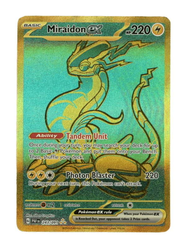 2024 Miraidon ex #243 Paldean Fates