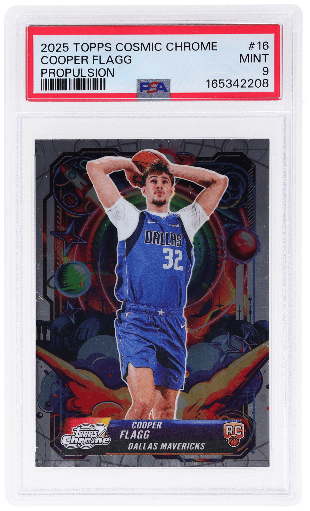 2025 Topps Cosmic Chrome Propulsion Cooper Flagg #PRP16 PSA 9