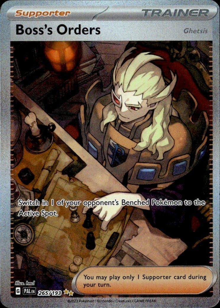 2023 Boss's Orders (Ghetsis) #265 Paldea Evolved