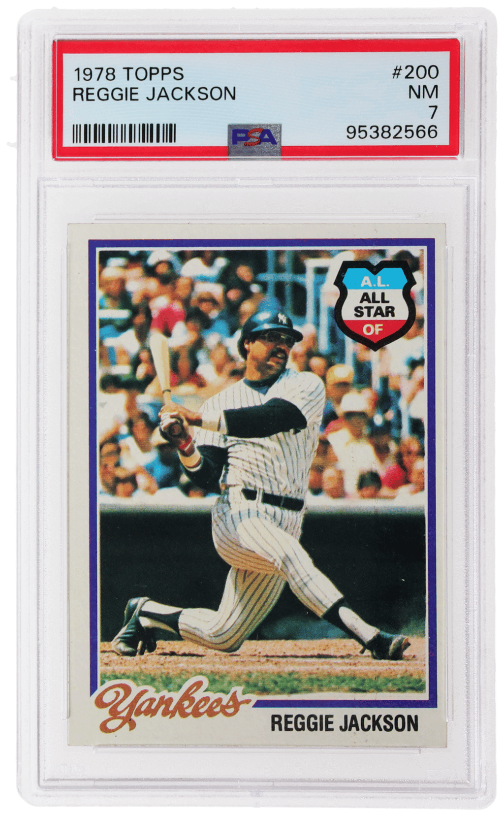 1978 Topps Reggie Jackson #200 PSA 7