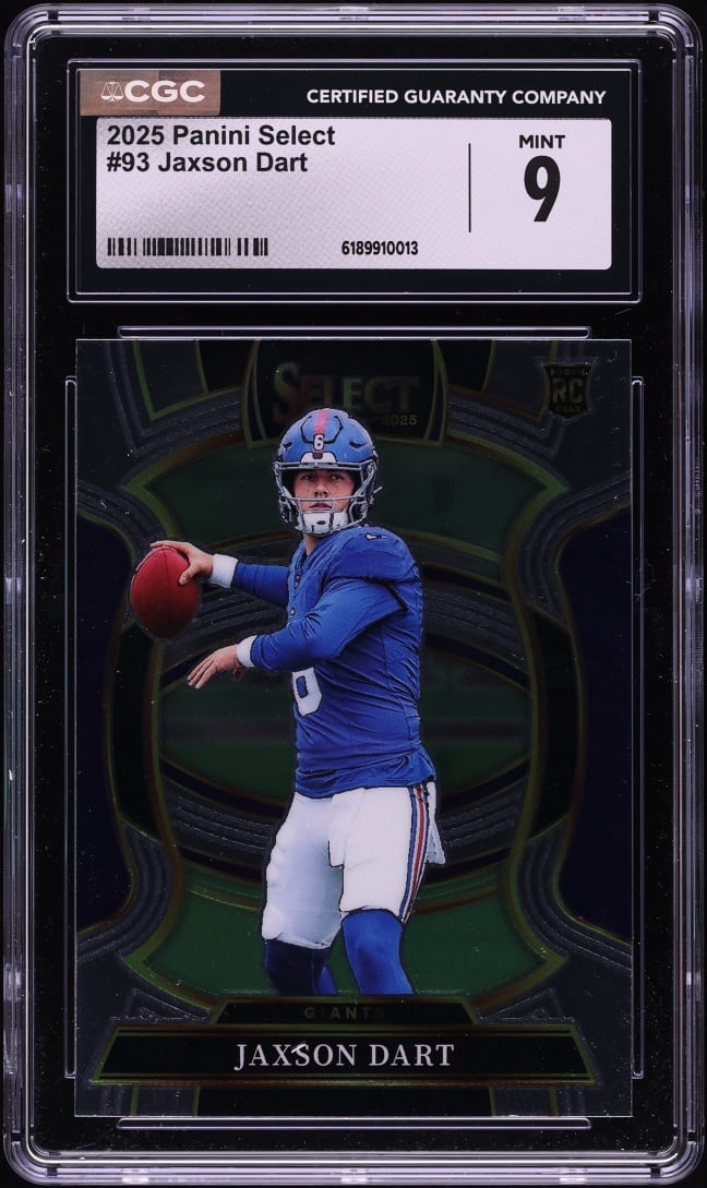 2025 Select Concourse Jaxson Dart ROOKIE #93 CGC 9 MINT
