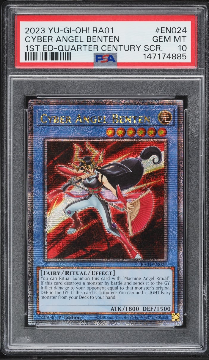 2023 Yu-Gi-Oh! RAO1 1st Edition Cyber Angel Benten #RA01-EN024 PSA 10 GEM MINT