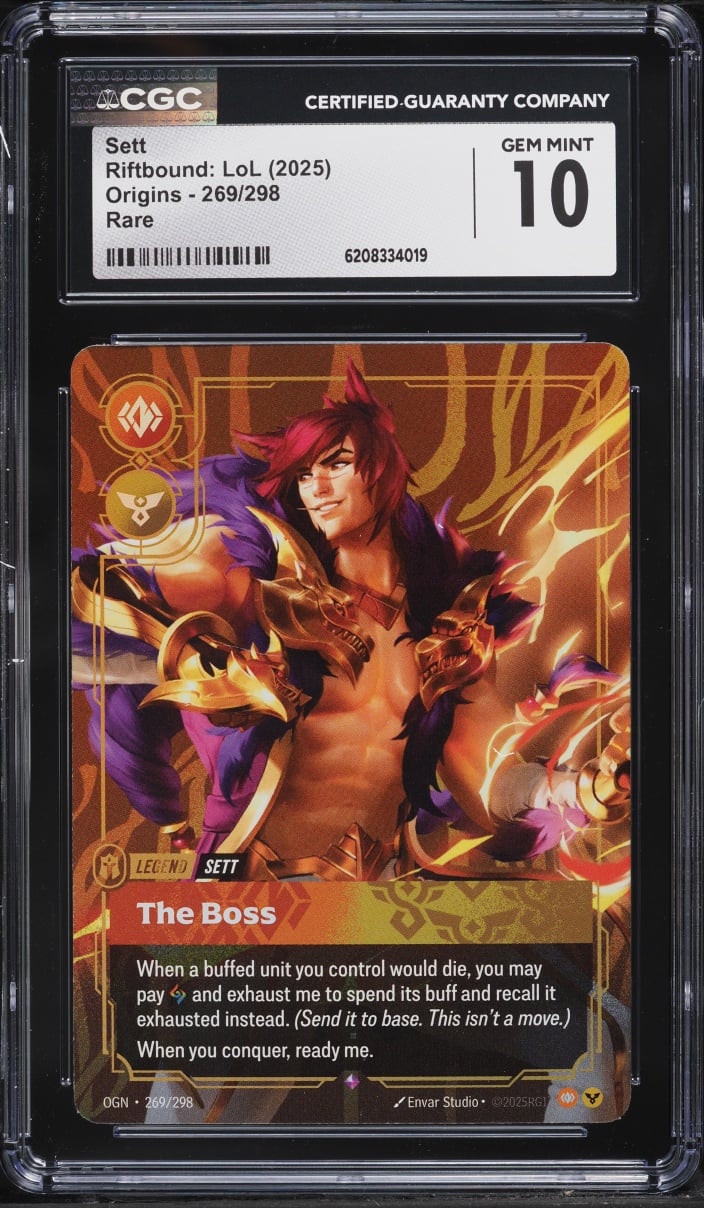 2025 Riftbound League Of Legends LoL Origins Sett #269 CGC 10 GEM MINT