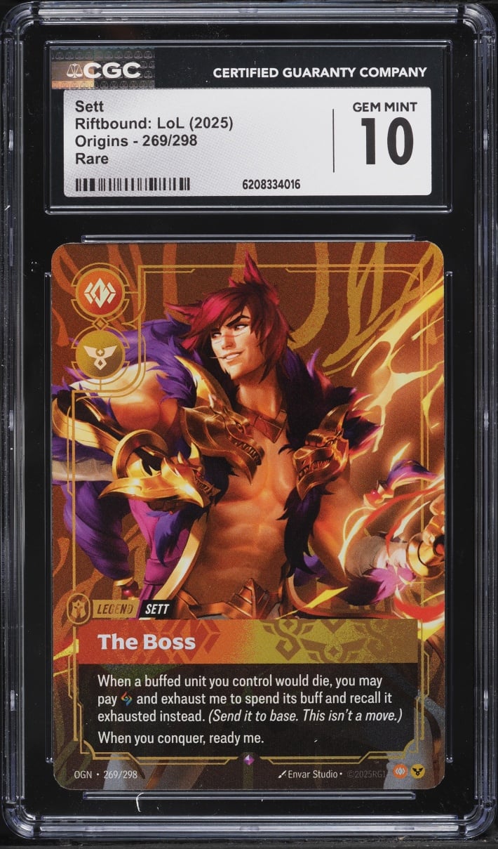 2025 Riftbound League Of Legends LoL Origins Sett #269 CGC 10 GEM MINT
