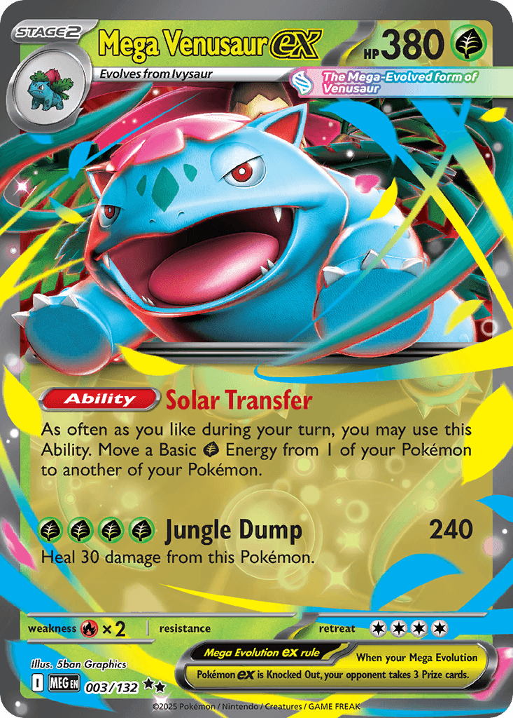 2025 Mega Venusaur ex #3 Mega Evolution