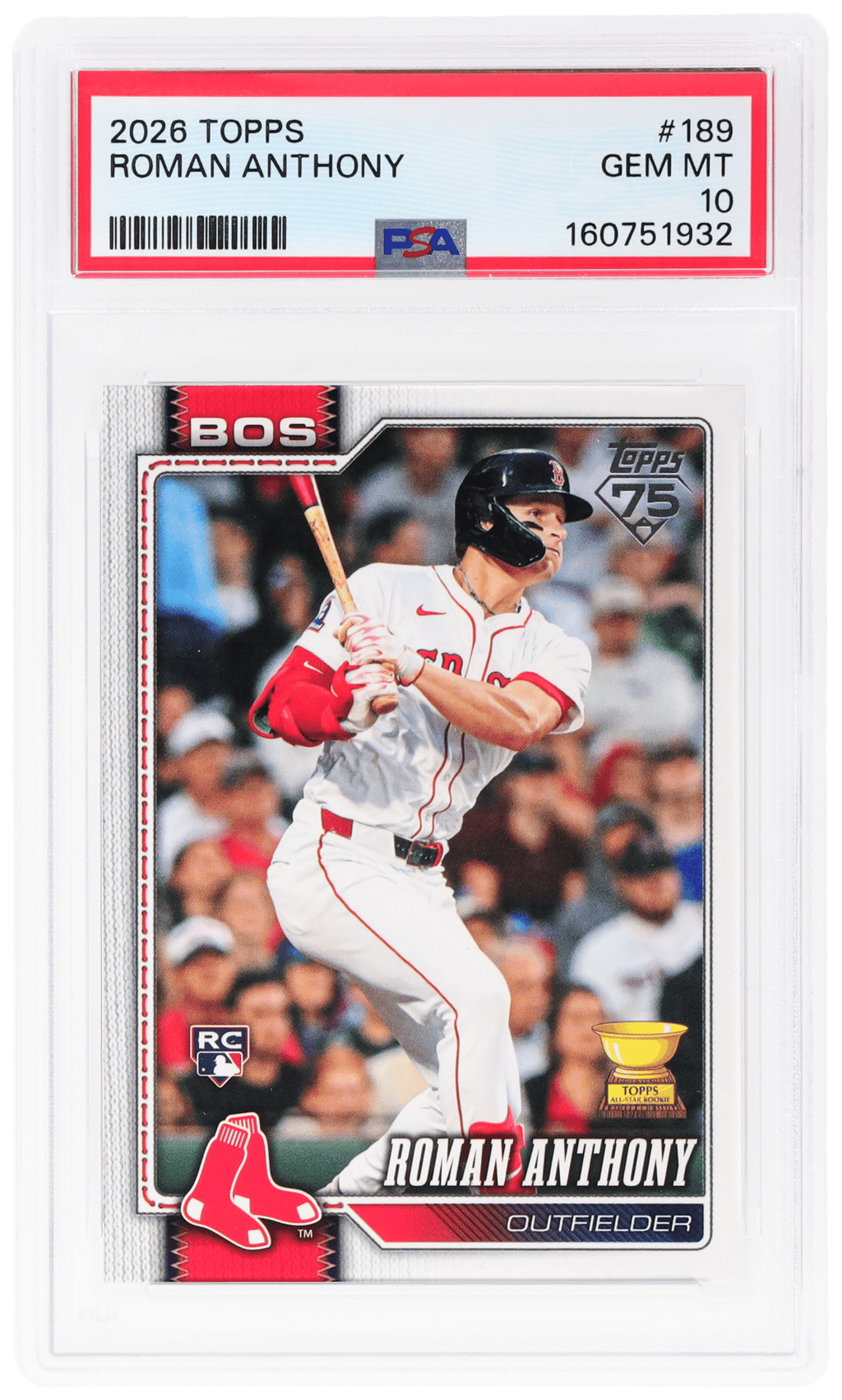 2026 Topps Roman Anthony #189 PSA 10