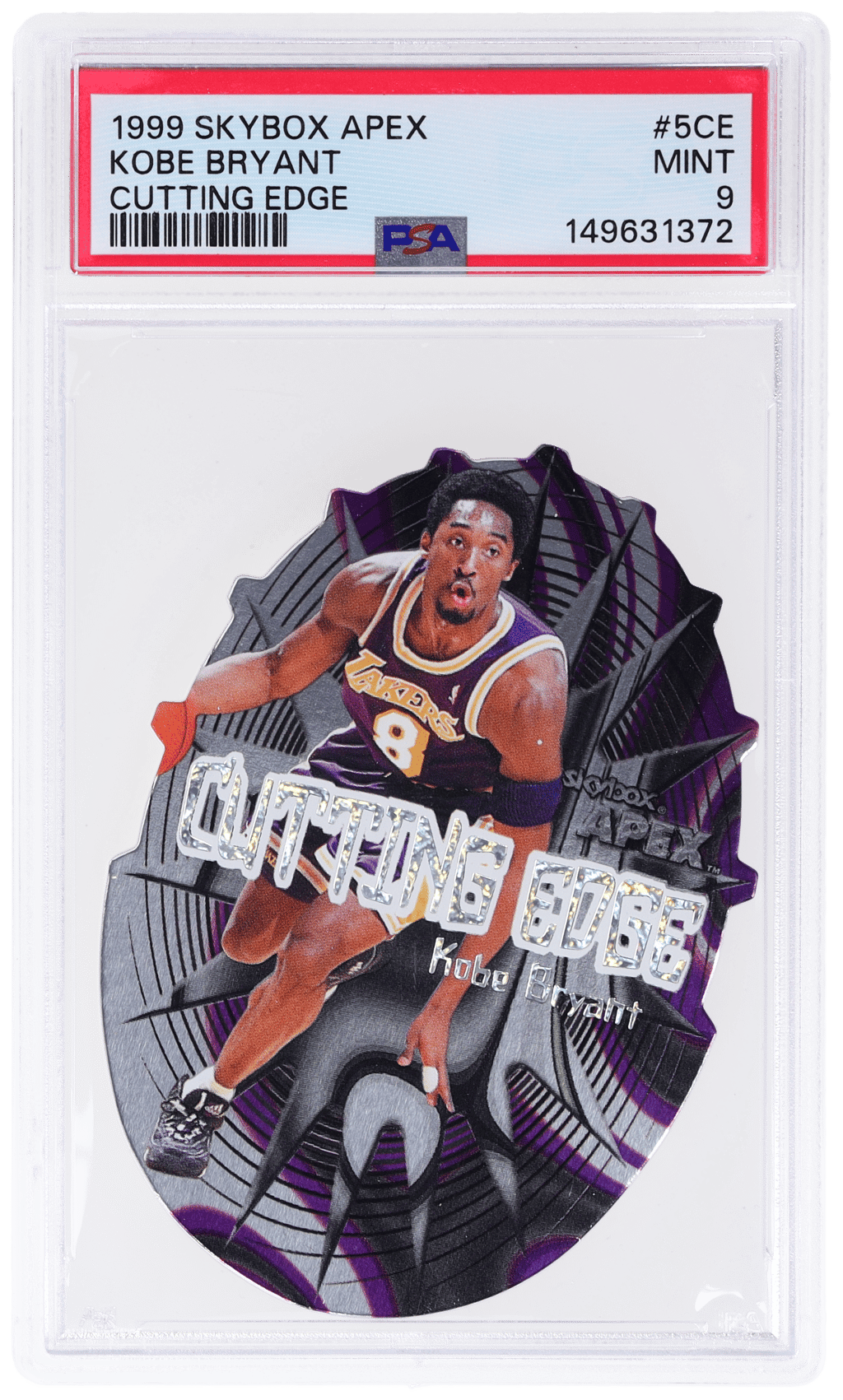 1999 Skybox Apex Cutting Edge Kobe Bryant #5CE PSA 9