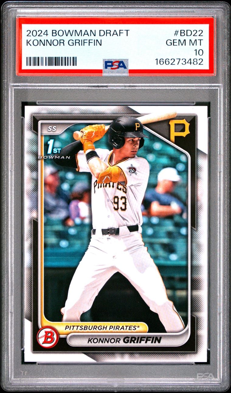 2024 KONNOR GRIFFIN BOWMAN DRAFT PSA 10.0