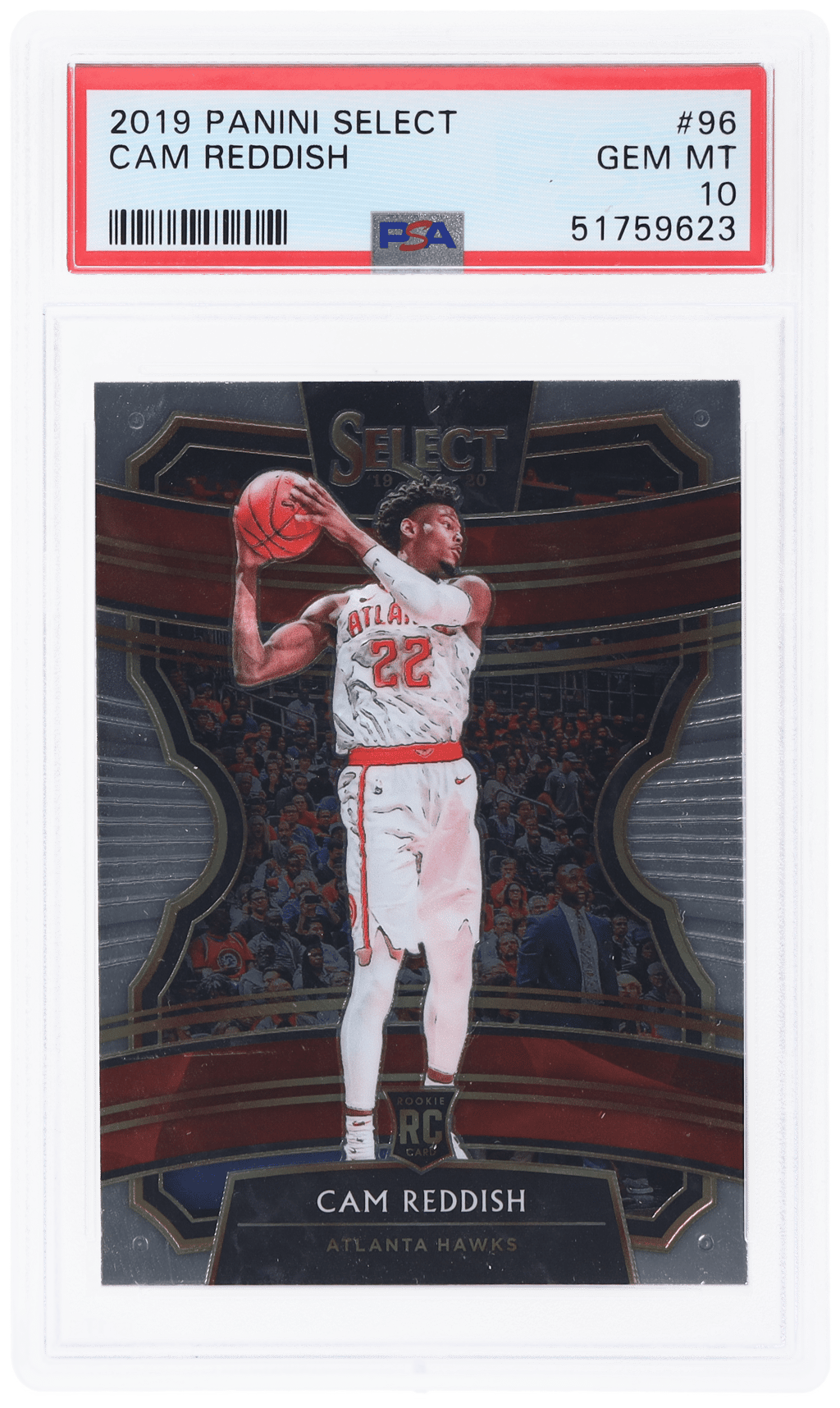 2019 Panini Select Concourse Cam Reddish #96 PSA 10