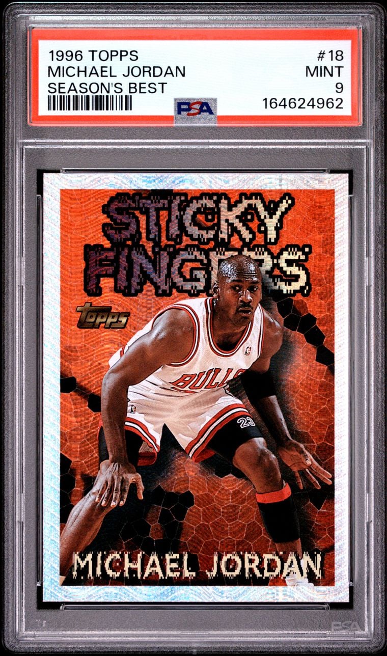 1996 Michael Jordan #18 Topps Season's Best PSA 9.0