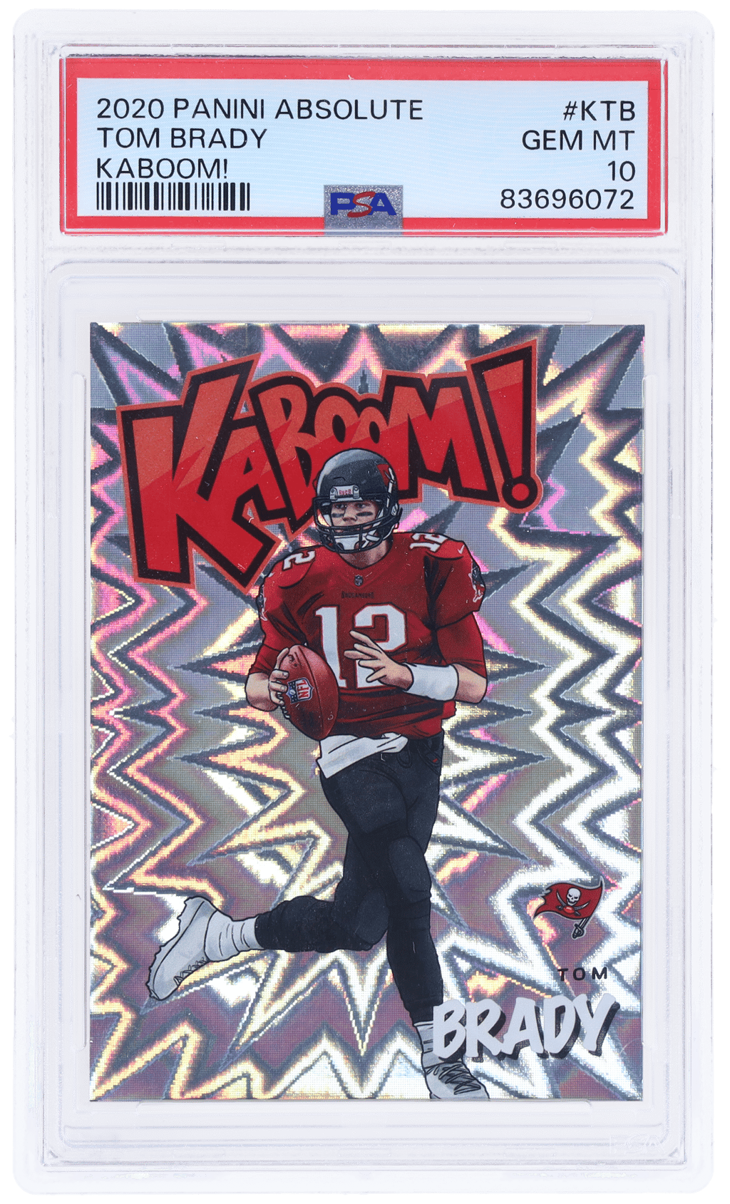 2020 Absolute Kaboom! Tom Brady #K-TB PSA 10