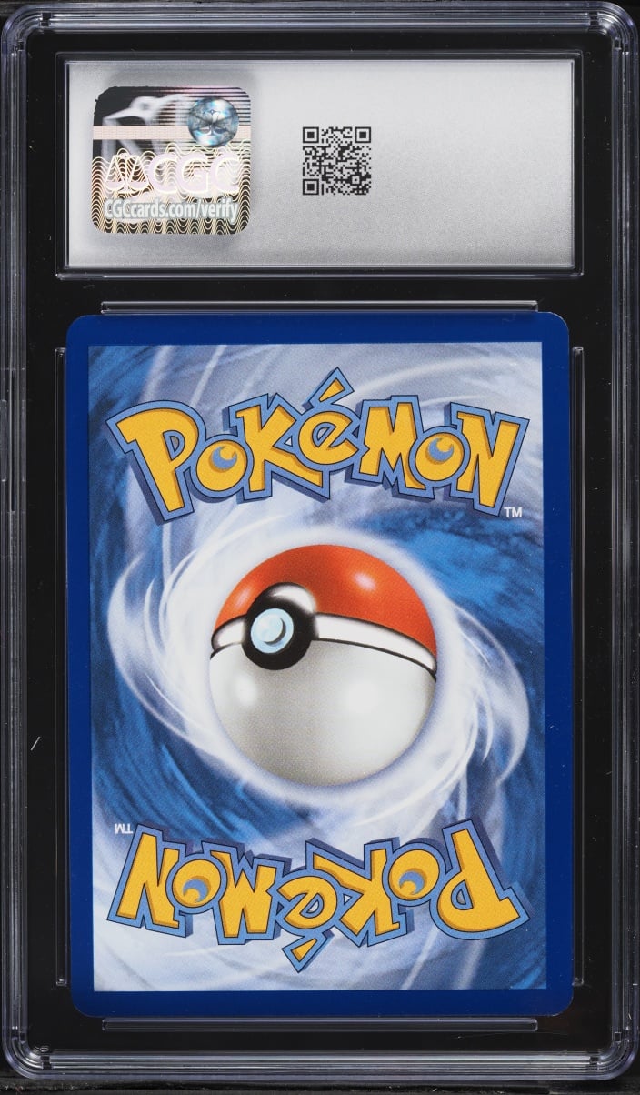 2026 Pokemon Mega Evolution Chaos Rising Holo Mega Greninja EX #22 CGC 9 MINT (back)