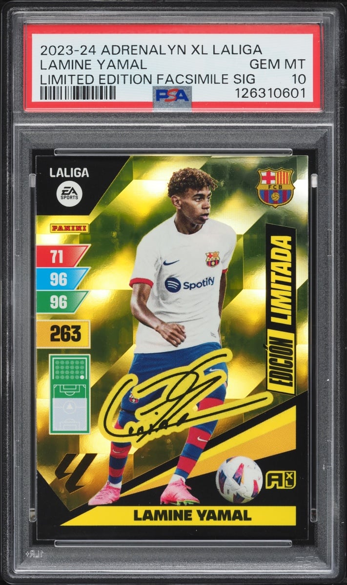 2023 Panini Adrenalyn XL La Liga Limited Edition Lamine Yamal ROOKIE PSA 10 GEM MINT