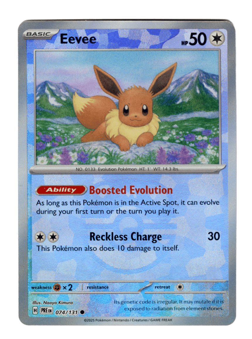 2025 Eevee  (Master Ball) #74 Prismatic Evolutions