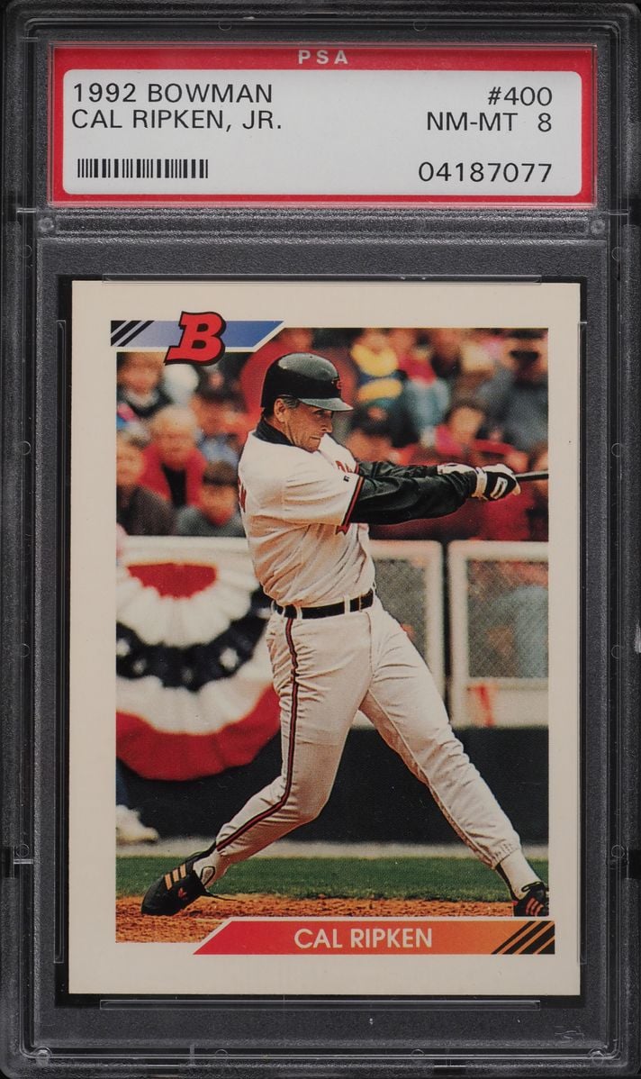 1992 Bowman Cal Ripken Jr. #400 PSA 8 NM-MT