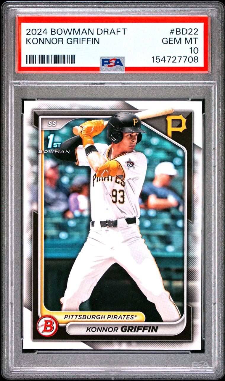 2024 KONNOR GRIFFIN BOWMAN DRAFT PSA 10.0