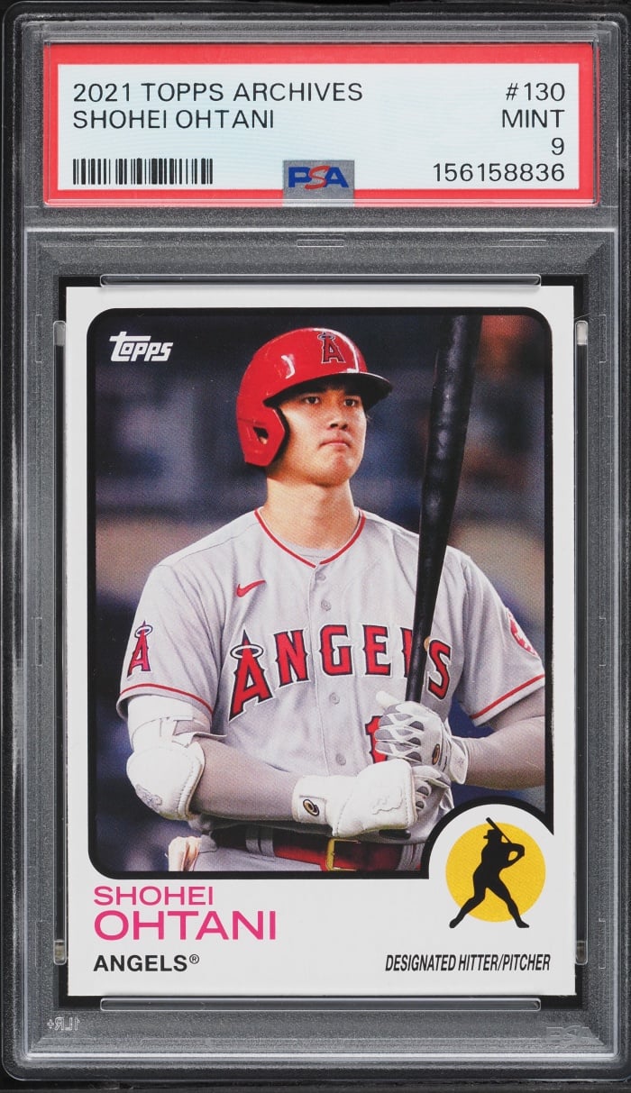 2021 Topps Archives Shohei Ohtani #130 PSA 9 MINT