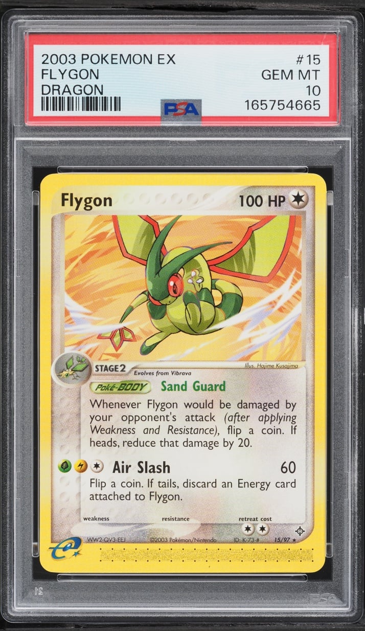 2003 Pokemon EX Dragon Flygon #15 PSA 10 GEM MINT