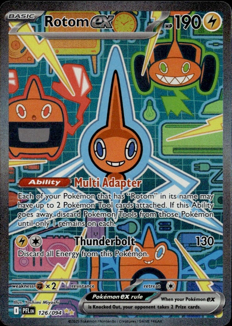 2025 Rotom ex #126 Phantasmal Flames