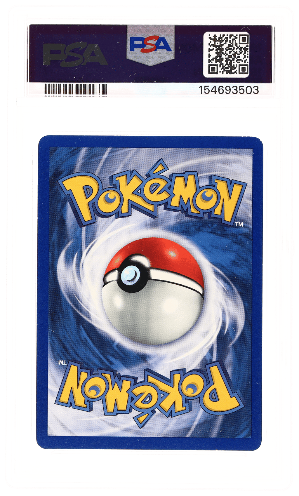 1999 Pokemon Base Set 1st Edition Abra #43 PSA 7 (back)