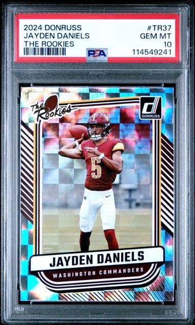2024 Jayden Daniels #TR-37 Donruss The Rookies PSA 10.0