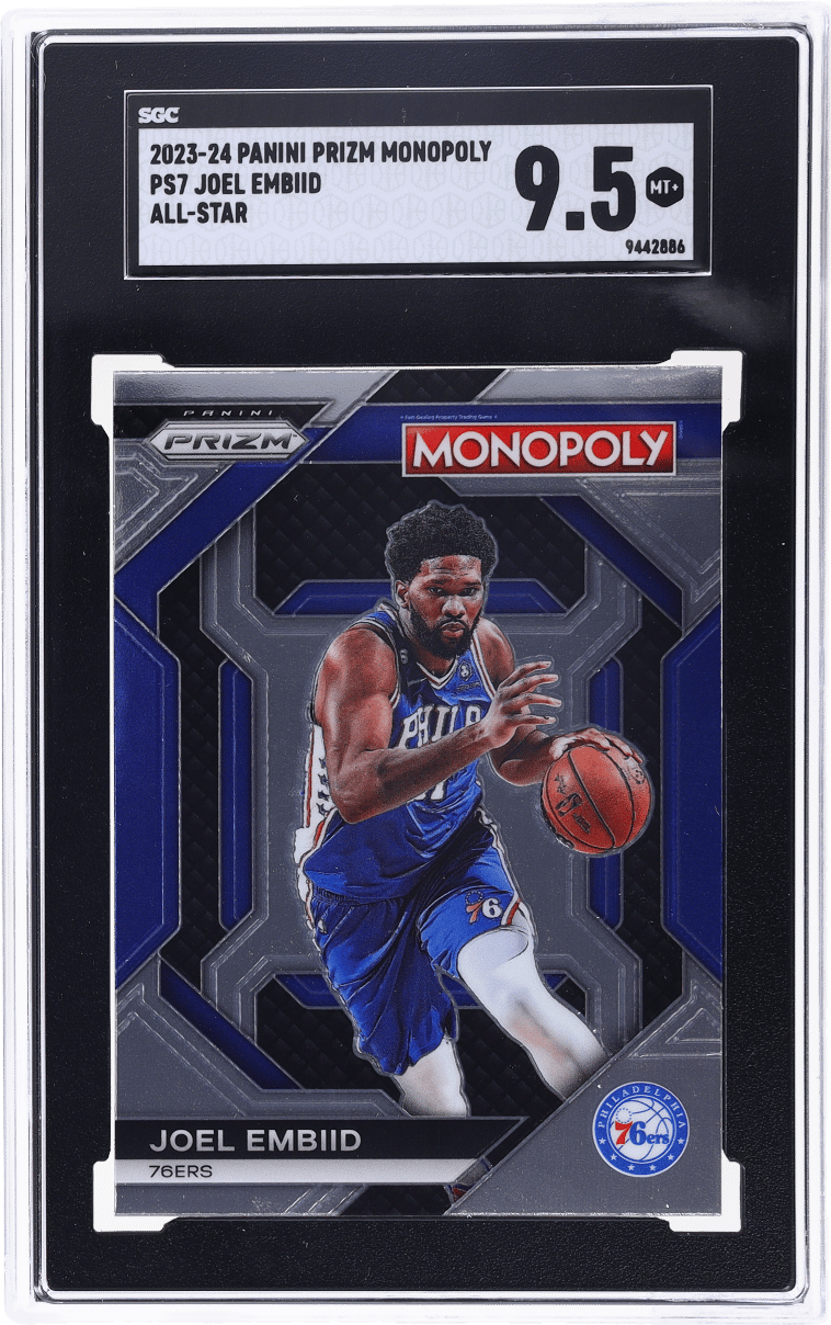 2023 Panini Prizm Monopoly All-Star Joel Embiid #PS7 SGC 9.5