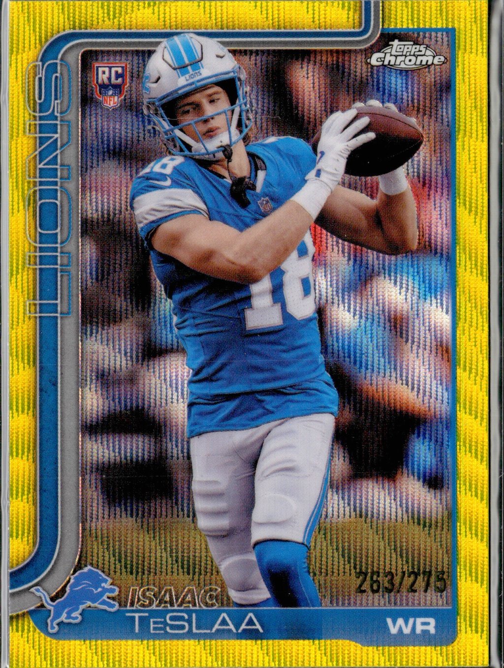 2025 Isaac TeSlaa #320 Topps Chrome Gold Refractor
