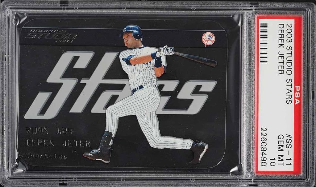 2003 Donruss Studio Stars Derek Jeter #SS-11 PSA 10 GEM MINT