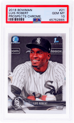 2018 Bowman Chrome Prospect Luis Robert #BCP21 PSA 10