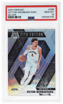 2024 Panini Mosaic Silver Victor Wembanyama #288 PSA 10