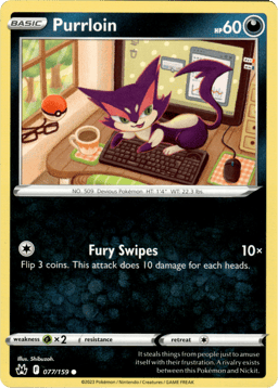 2023 Purrloin #77 Crown Zenith