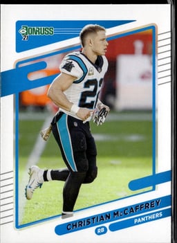 2021 Christian McCaffrey #219 Donruss