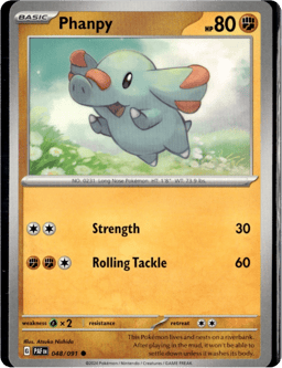 2024 Phanpy #48 Paldean Fates