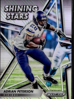 2016 Adrian Peterson #23 Prizm Shining Stars