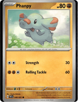 2024 Phanpy #48 Paldean Fates