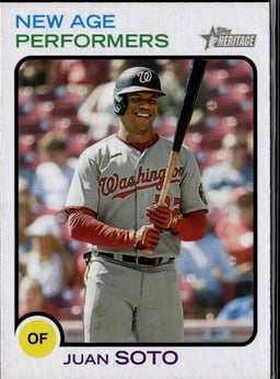 2022 Juan Soto #NAP-7 Topps Heritage New Age Performers